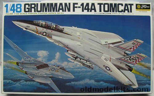 Fujimi 1/48 Grumman F-14A Tomcat - VF211 USS Constellation / VF-114 USS Kitty Hawk, 5A29-2000 plastic model kit